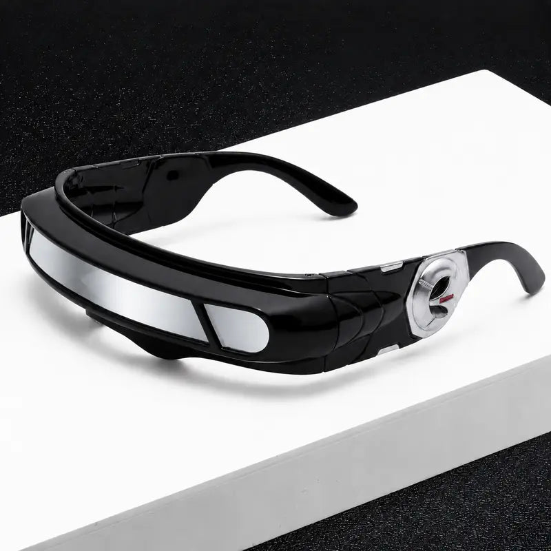 X-Energy Sunglasses Cyclops Future Hero Visor Cyberpunk Eyewear Props