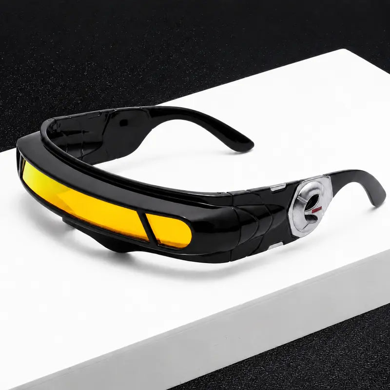 X-Energy Sunglasses Cyclops Future Hero Visor Cyberpunk Eyewear Props