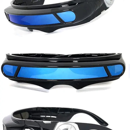 X-Energy Sunglasses Cyclops Future Hero Visor Cyberpunk Eyewear Props
