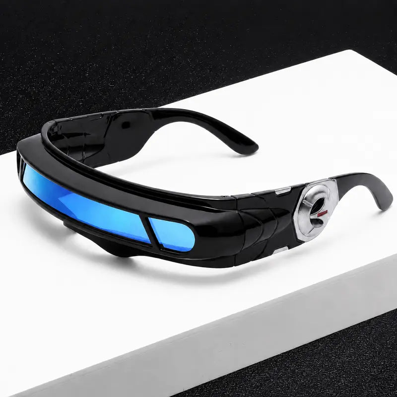 X-Energy Sunglasses Cyclops Future Hero Visor Cyberpunk Eyewear Props