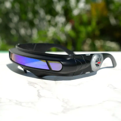 X-Energy Sunglasses Cyclops Future Hero Visor Cyberpunk Eyewear Props